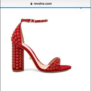 Schutz Marcelle heel in tango red EUC worn once